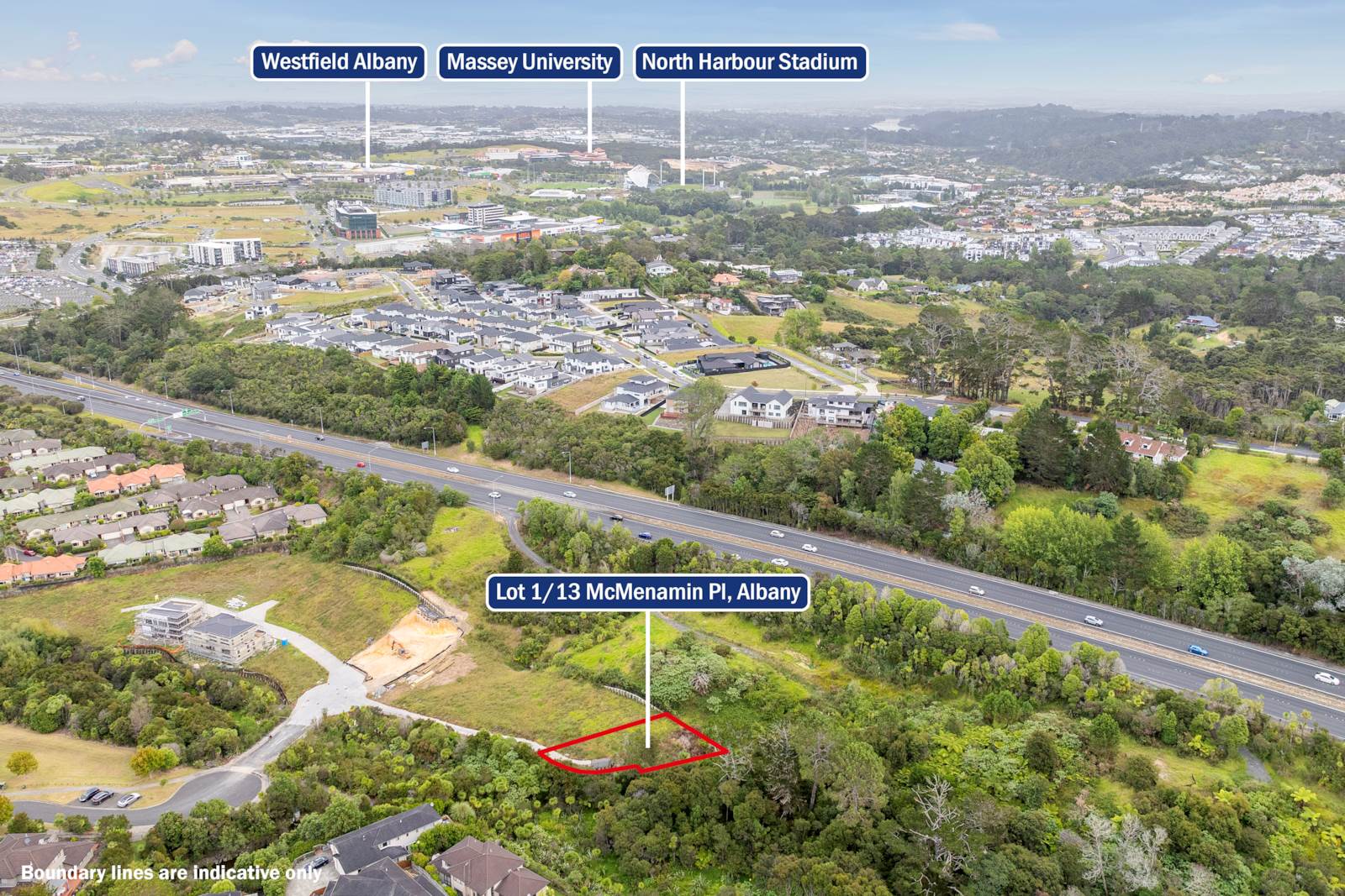 13 Mcmenamin Place, Fairview Heights, Auckland - North Shore, 5房, 0浴, Section