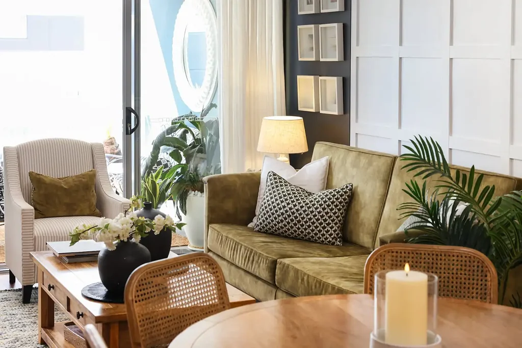 West End 1 Bedroom Contemporary Interiors with a Bespoke Edge