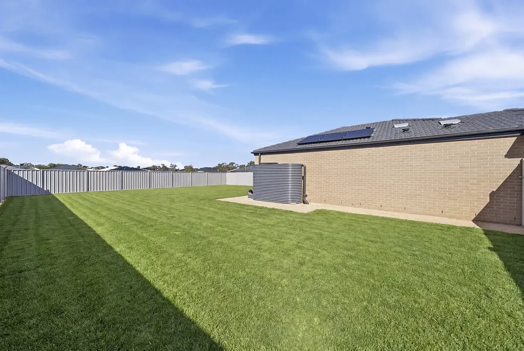 Brand new 3 bedroom home with a large family friendly backyard!