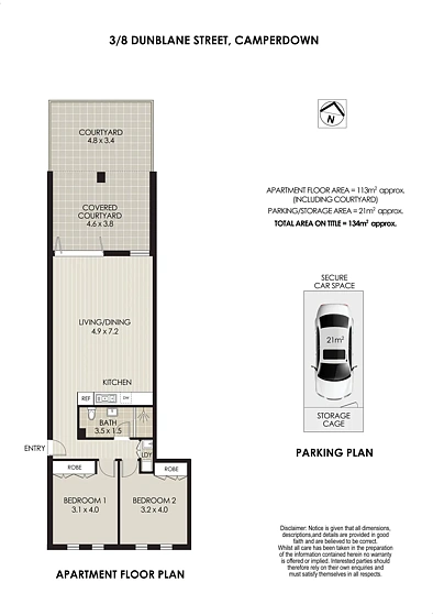 3/8 Dunblane Street, Camperdown, NSW 2050, 2 slaapkamers, 1 badkamers, Apartment
