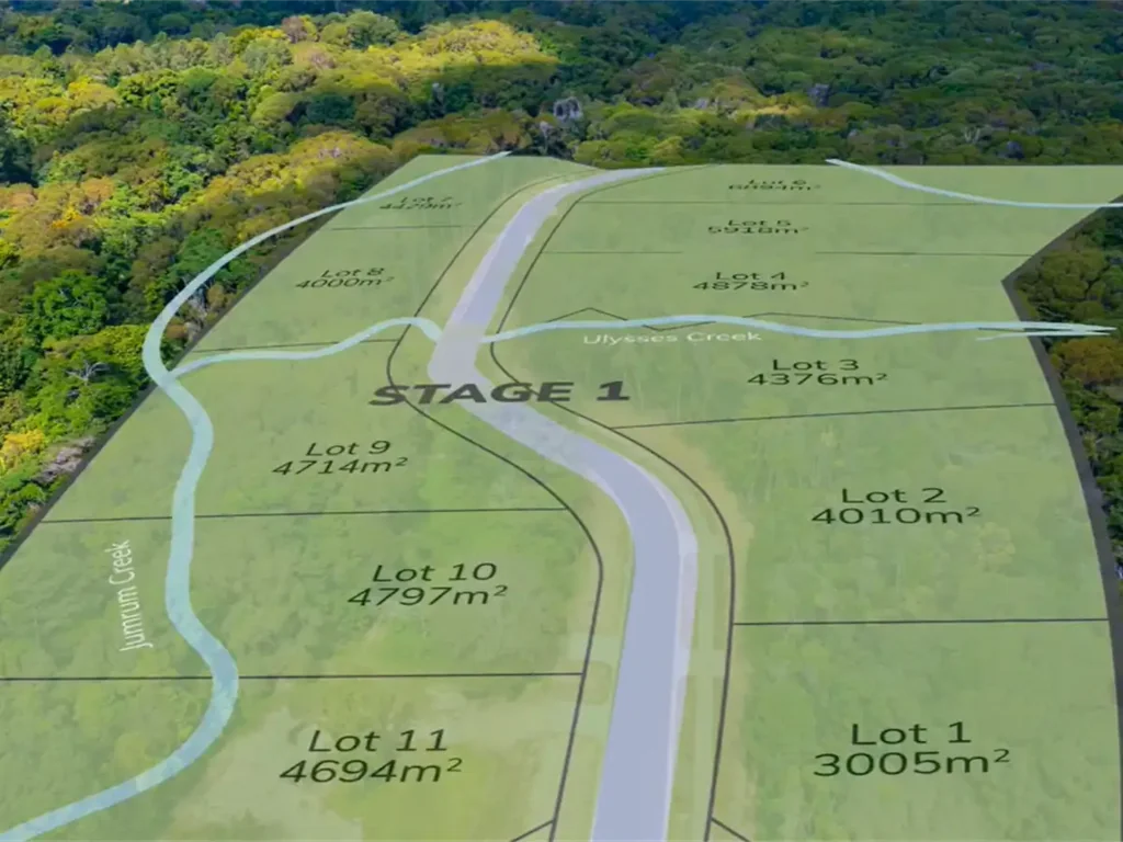 Kuranda 11 premium acreage blocks in Kuranda.