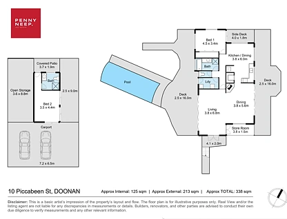 10 Piccabeen Street, Doonan, QLD 4562, 2房, 2浴, Lifestyle Section