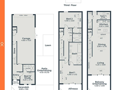 10/1 Mirani Court, West Lakes Shore, Western Adelaide, 3 침실, 3 욕실, Unit
