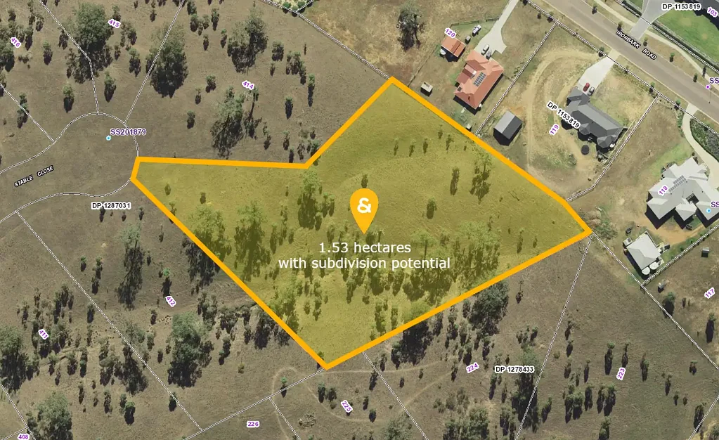 Muswellbrook 1.513 hectares in Ironbark Ridge