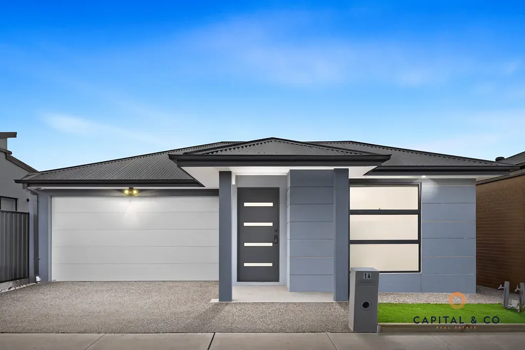 Mickleham 3房 宽敞卧室 三个空间 自然光线 现代浴室 时尚洁具 双车库 宽敞空间 开放式生活区 硬木地板 美食厨房 现代电器 街角地块 宽敞户外 Mickleham社区 Stunning Family Home in Mickleham!!