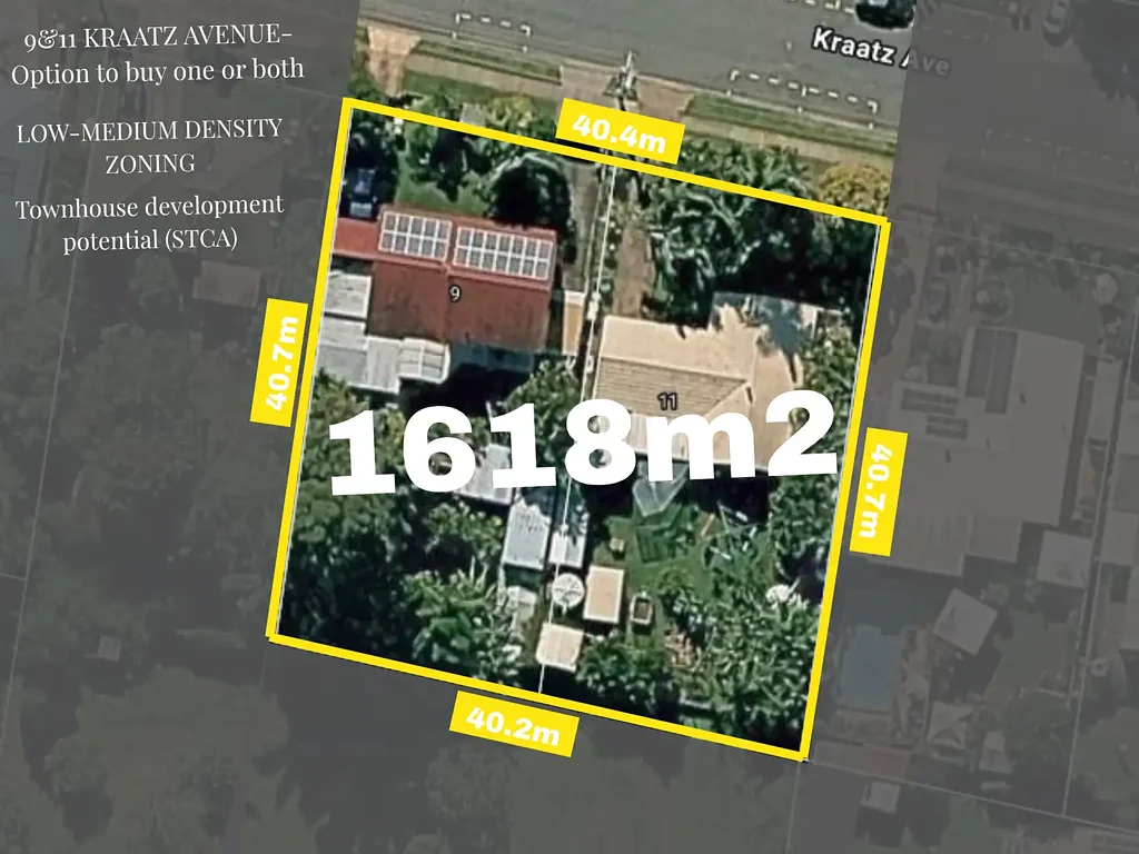 Loganlea 3房 809平米地块 中密度分区 联排别墅潜力 宽阔临街面 平坦土地 太阳能电池板 Option to Buy one or both sites. Prime development opportunity!