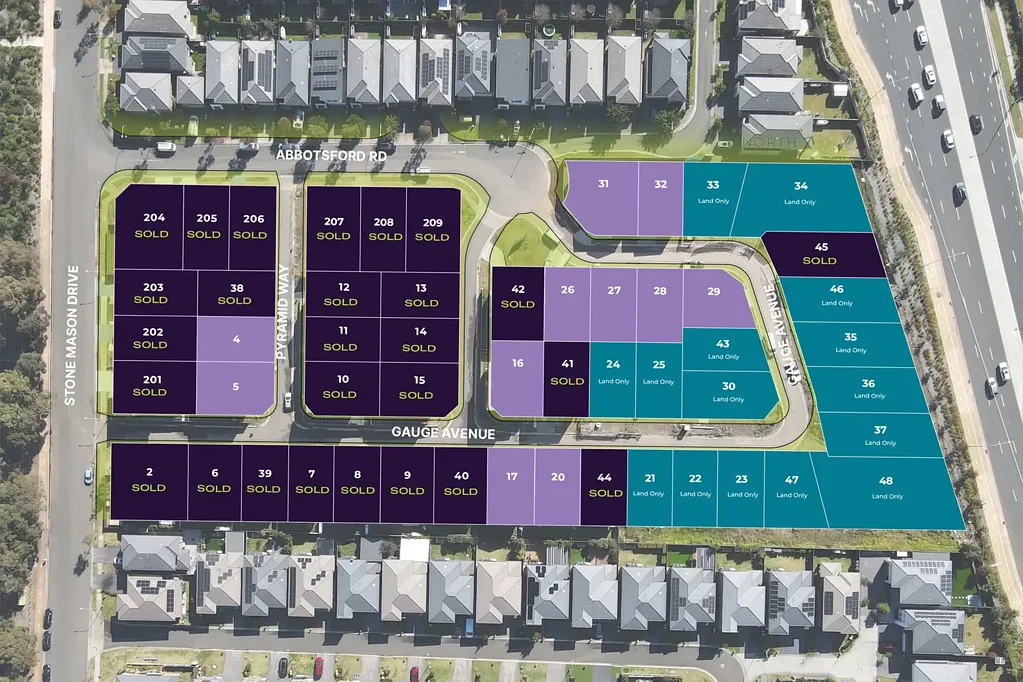 Kellyville Norwest 边界上的优质空地 - 占地面积 240 - 600 平方米 - 临街面宽达 19 米 Premium Vacant Land on the Border of Norwest - Lots from 240 - 600sqm - Frontages up to 19m