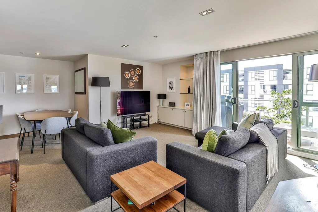 Large modern apartment with ample storage