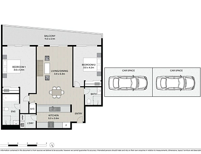 167/1-3 Beresford Road, Strathfield, Inner West, 2 غرف, 2 حمامات, Apartment