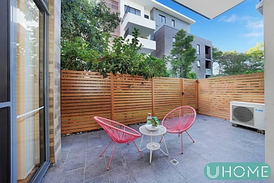 Epping 2Habitaciones North-Facing Courtyard Retreat with Expansive 3m Ceilings