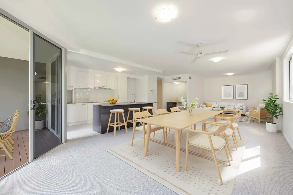 Buderim 2 Bedroom Tranquil two Bedroom Apartment with Open Plan Living and Rainforest Views