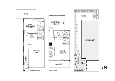 Plano ng Bahay - 5/183 Beach Road, Mordialloc, VIC 3195