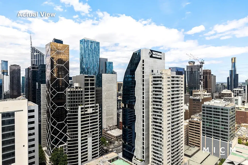 Melbourne 2房 CBD核心位置 31层瞰景 2卧2卫 2阳台 遮光卷帘 礼宾服务 健身中心 Executive City Style in a Commanding Corner Position