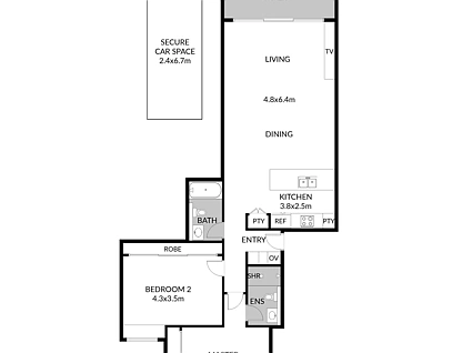 319/99B Bonar Street, Wolli Creek, NSW 2205, 2房, 2浴, Apartment