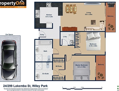 24/299 Lakemba Street, Wiley Park, South Western Suburbs, 2房, 2浴, Apartment