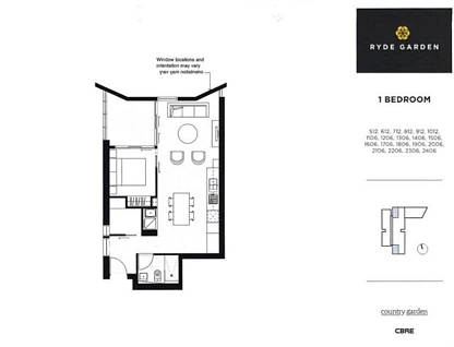 2006/3 Network Place, North Ryde, Upper North Shore, 1 Bedrooms, 1 Bathrooms, Apartment