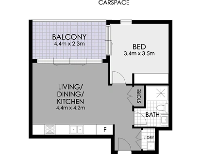 109/29-35 Burlington Road, Homebush, Inner West, 1 habitaciones, 1 baños, Apartment