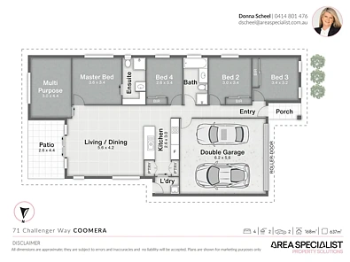 71 Challenger Way, Coomera, QLD 4209, 4 Bedrooms, 2 Bathrooms, House