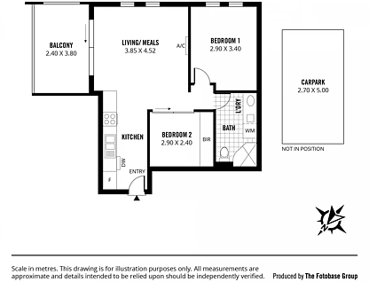 32/44-48 Metro Parade, Mawson Lakes, Northern Adelaide, 2 ห้องนอน, 1 ห้องน้ำ, Apartment