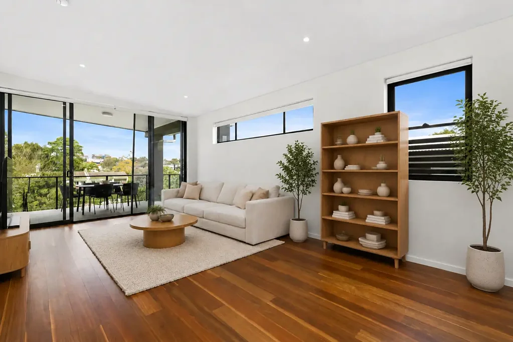 Indooroopilly 3房 宽敞顶层公寓，静谧便利地段 Spacious top-floor living in a quiet, connected location