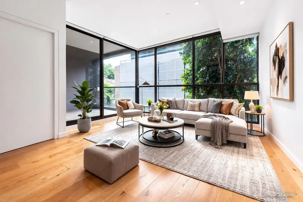 North Sydney 1ห้องนอน Superbly appointed one bedroom apartment complete with a study room and secure car space