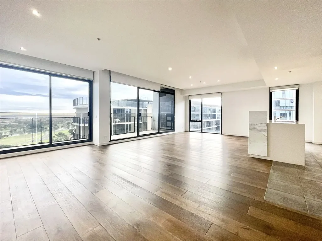Exceptional three-bedroom with views across Albert Park Lake