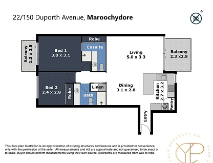 22/150 Duporth Avenue, Maroochydore, Sunshine Coast, 2 habitaciones, 2 baños, Apartment