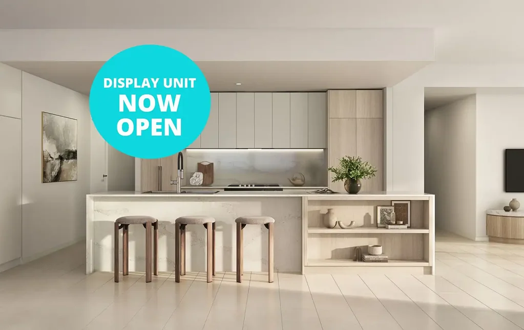 The Entrance 2 Bedroom Elysian Apartment 305 – North Facing Aspect from this Luxury Apartment