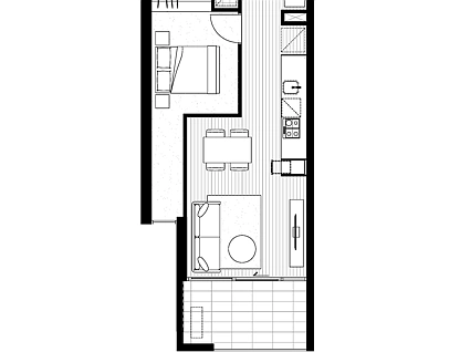 504/240-250 Lygon Street, Brunswick East, North Melbourne, 1 chambres, 1 salles de bain, Apartment