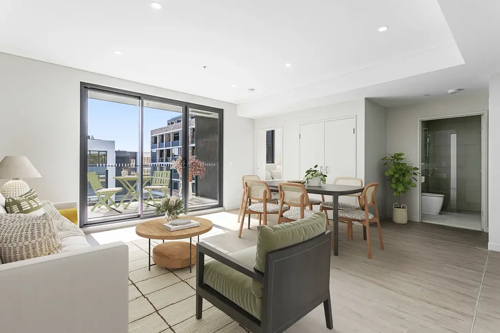 Luxury residences above the stunning greens