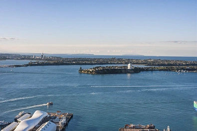 Auckland Central 3બેડરૂમ Sky-High Pacifica Living
