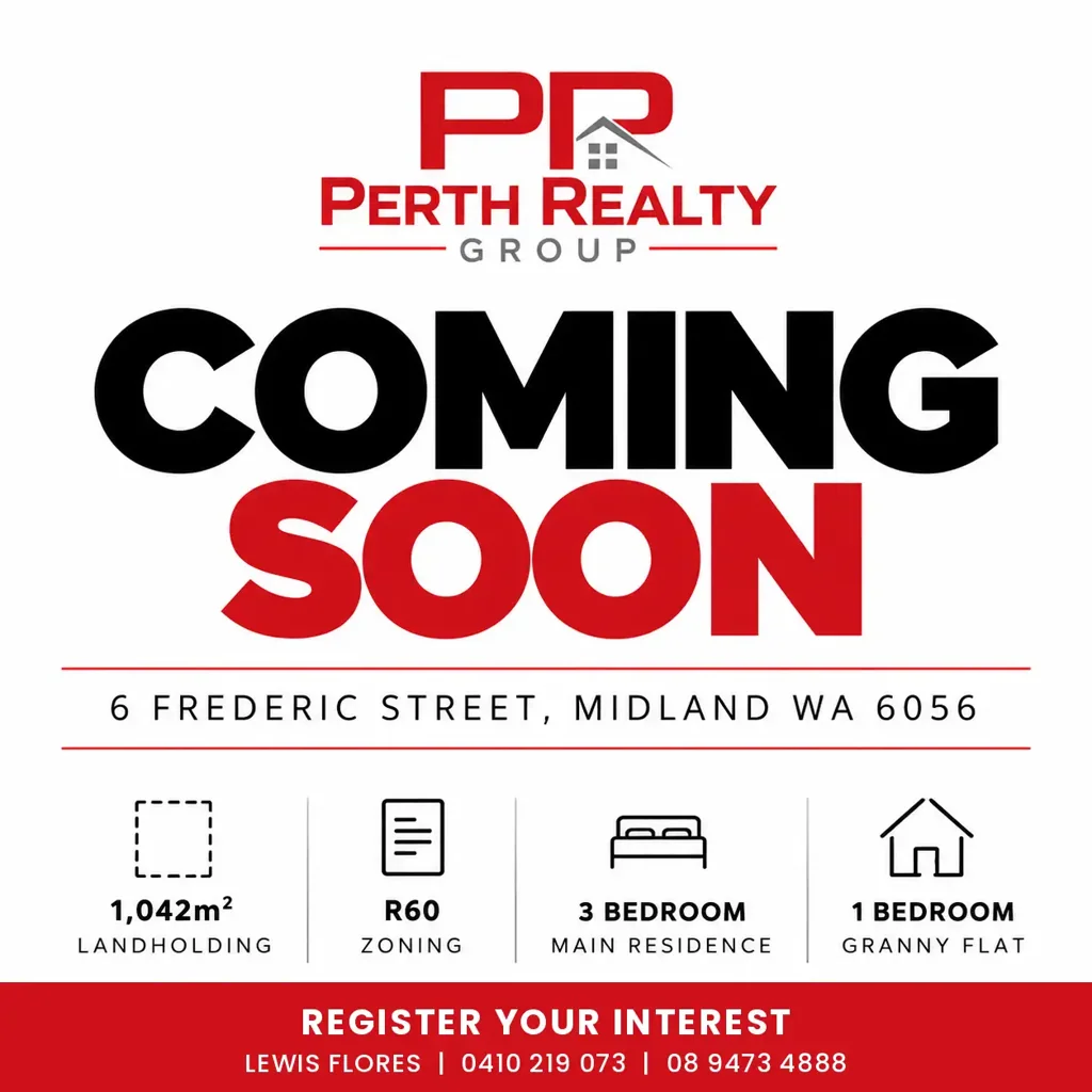 Midland 3ਬੈੱਡਰੂਮ 1,042m². R60 Zoning. Recently Built Granny Flat. Serious Midland Potential.