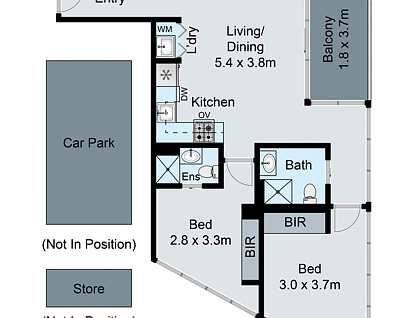 212/59-63 Warrigal Road, Hughesdale, Bayside, 2 phòng ngủ, 2 phòng tắm, Apartment
