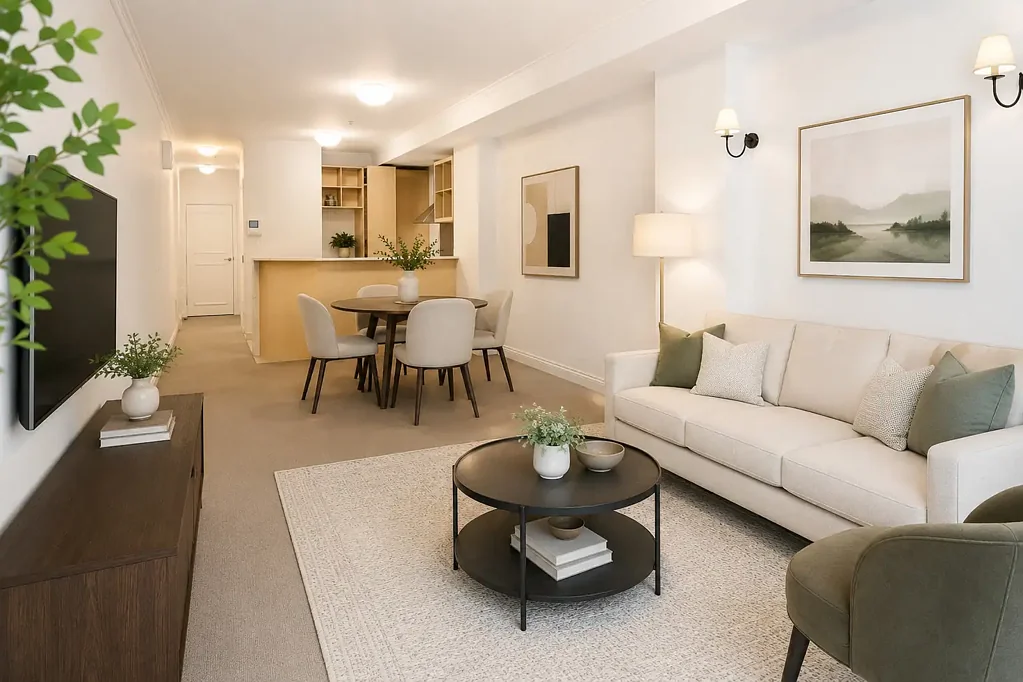 Light-Filled One-Bedroom Apartment in Prestigious Royal Domain Plaza