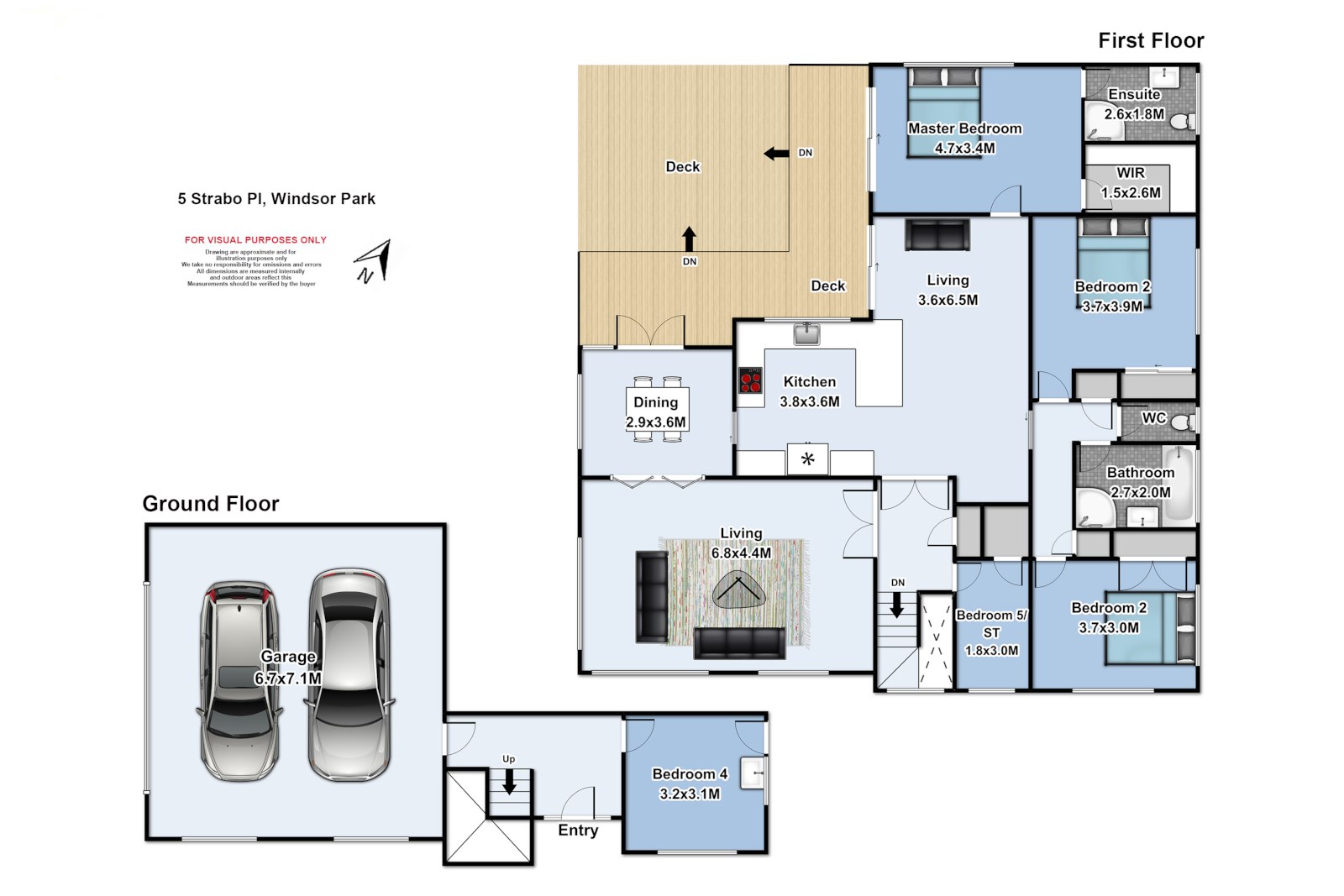 5 Strabo Place, Windsor Park, Auckland - North Shore, 3 rūma, 0 rūma horoi