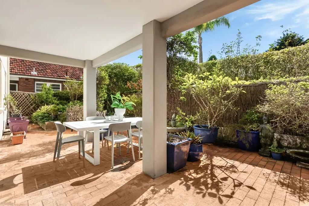 North-East Facing Garden Apartment With Generous Entertainers' Courtyard
