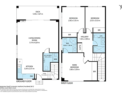 47C Rangeview Road, Sunnyvale, Waitakere City, 3 Bedrooms, 2 Bathrooms, House