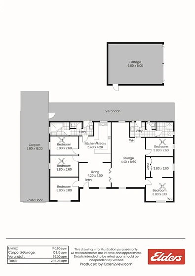 Plano ng Palapag - 3 Milsom Street, Whyalla Stuart, SA 5608