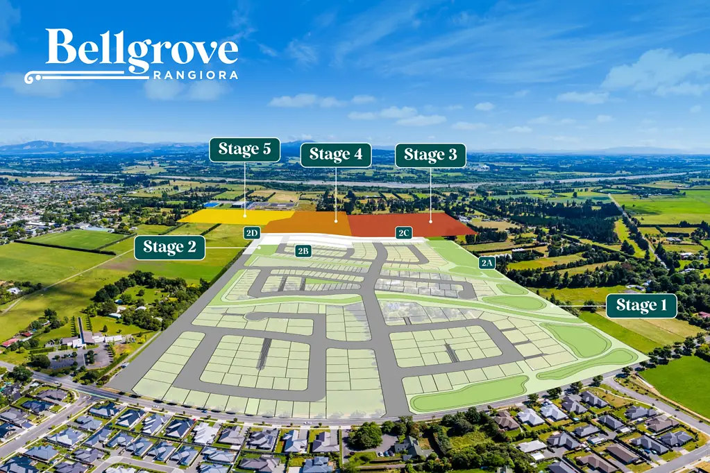 Rangiora  Bellgrove Stage 2 - Selling Now from $325,000