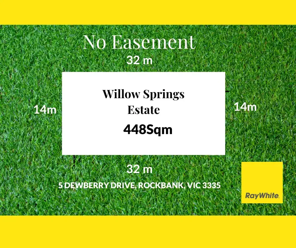 Rockbank Build Your Dream Home in Rockbank! Titled 448m² Land in Willow Springs