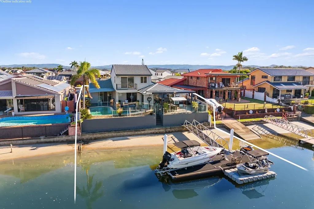 Paradise Point 4غرفة نوم Waterfront Entertainer with Dual Living in Prestigious Paradise Point