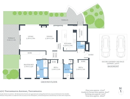 1/17 Turramurra Avenue, Turramurra, Upper North Shore, 3 Schlafzimmer, 2 Badezimmer, Apartment