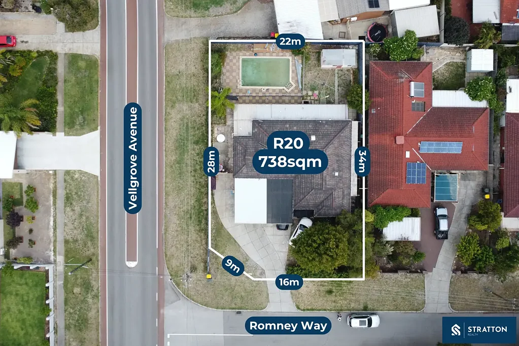 Parkwood 4ห้องนอน CORNER BLOCK, R20 ZONING &  SUBDIVISION POTENTIAL!!