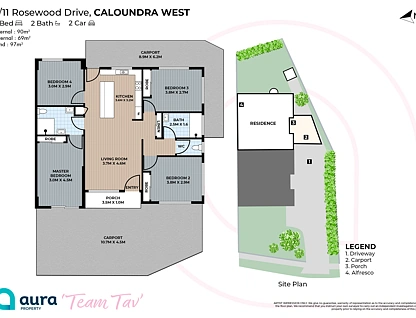 2/11 Rosewood Drive, Caloundra West, Sunshine Coast, 4 ਕਮਰੇ, 2 ਬਾਥਰੂਮ, Apartment