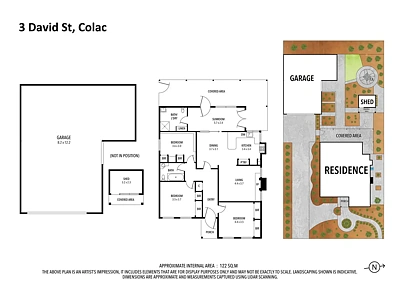 ਮੰਜ਼ਿਲ ਦੀ ਯੋਜਨਾ - 3 David Street, Colac, VIC 3250