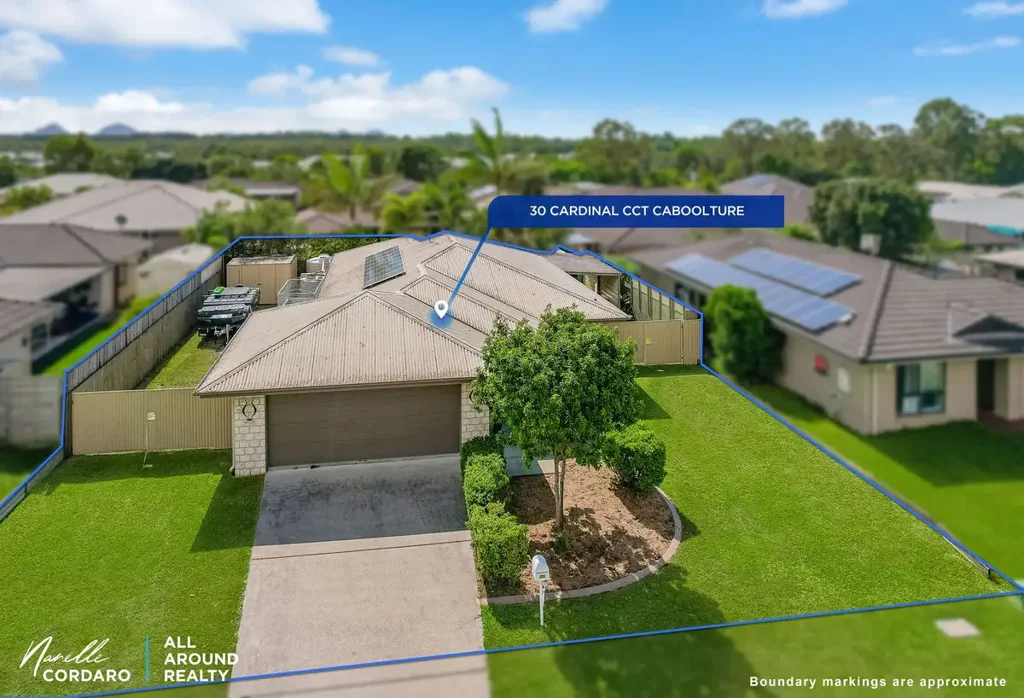Caboolture 3房 双门双侧通道 600㎡平坦无洪 首次置业优选 家庭生活舒适 低维护庭院 宽敞遮蔽娱乐区 太阳能降费 水箱提升效率 步行可达学校 商店设施齐全 RARE DOUBLE GATE-  DUAL SIDE ACCESS PLUS SPACIOUS LIVING