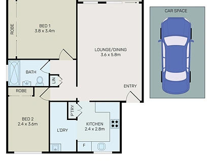 4/291 Gardeners Road, Eastlakes, Eastern Suburbs, 2 habitaciones, 1 baños, Apartment