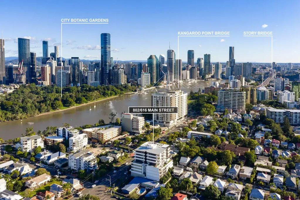 Kangaroo Point 1部屋 Quality Top-Floor Unit with City Views in Premium Location!