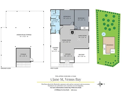 户型图 - 5 Jane Street, Venus Bay, VIC 3956