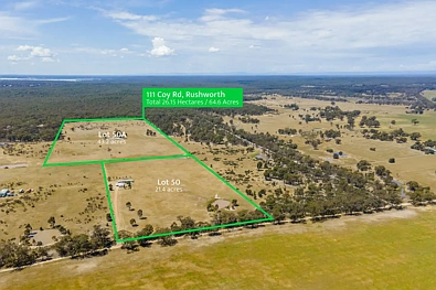ਹਵਾਈ ਦ੍ਰਿਸ਼ - 111 Coy Road, Rushworth, VIC 3612